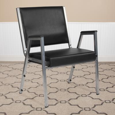 Flash Furniture 4 PK 1500 lb. Rated Antimicrobial Bariatric Reception Arm Chair