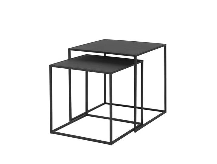 Kaffeetisch (2er-Set) Fera Blomus schwarz, 35/40x35x35/40 cm