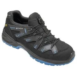 Sicherheits-Halbschuh 5203 Homer, S1P SRC ESD, Größe 42 - schwarz/blau - 42