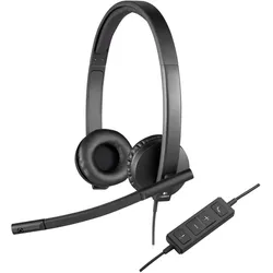 Logitech H570e Kopfhörer Kabelgebunden Kopfband Büro/Callcenter USB Typ-A Schwarz