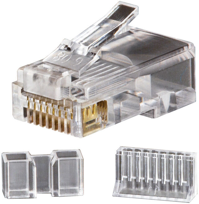 Klein Tools Connecteurs de données RJ45 CAT6, 25 pièces (VDV826603)