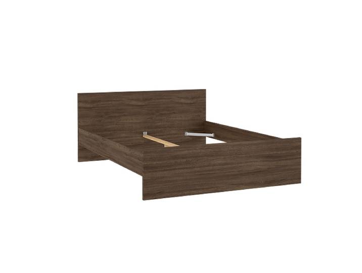 Bett NAIA 160x200cm spanplatte eiche dunkel