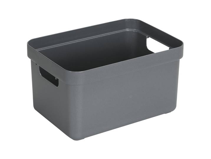 Box Sigma home anthrazit H 18.3 cm - Material: Kunststoff - Box