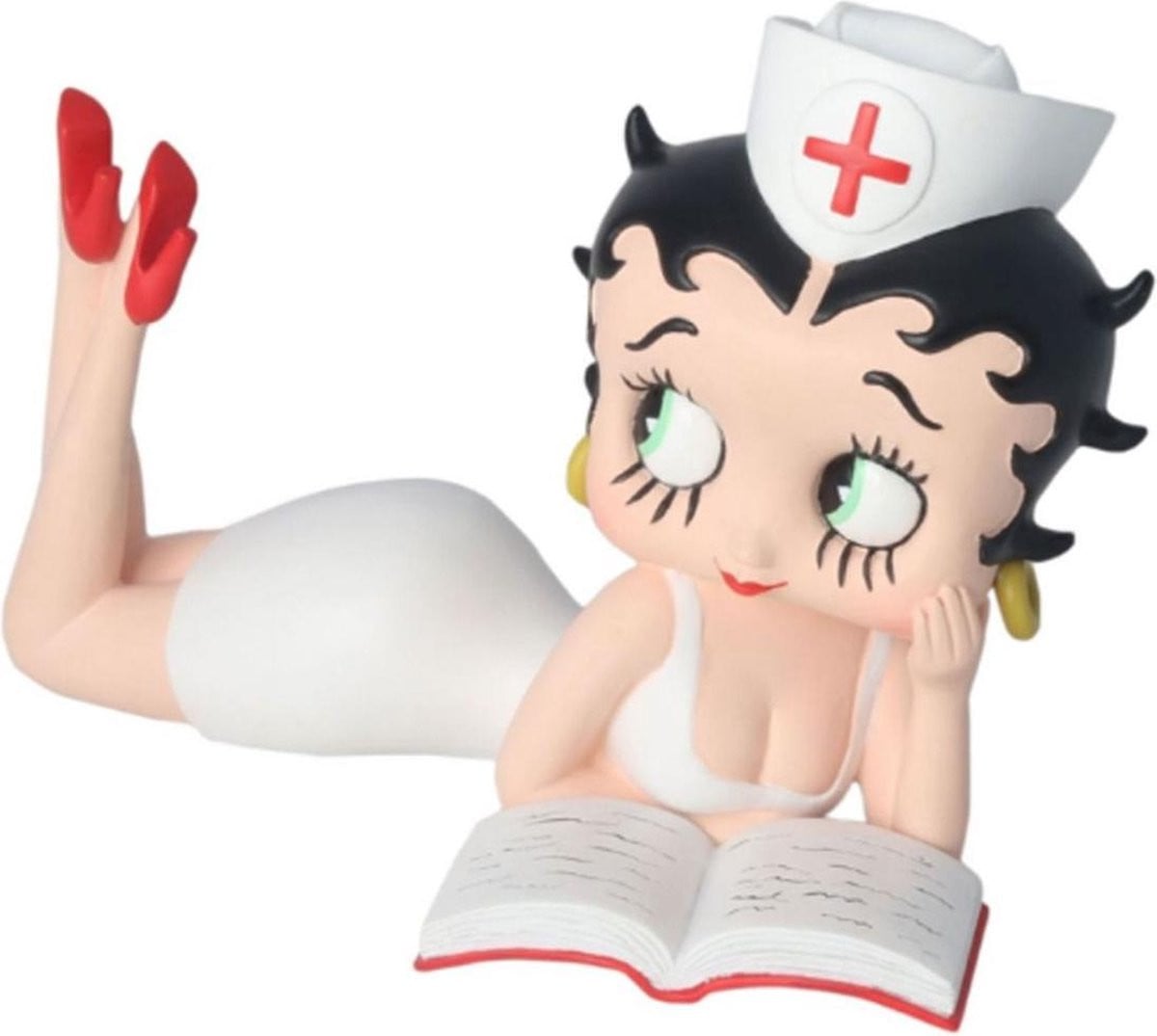 Betty Boop Liggende Zuster Beeldje, 19 cm