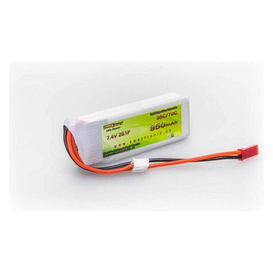 Swaytronic LiPo Soft Case JST (950 mAh, 7.40 V) (7640159360131)