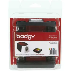 Evolis, Beschriftungsband, Farbband für 100 Prints (12 cm, Gelb, Schwarz)