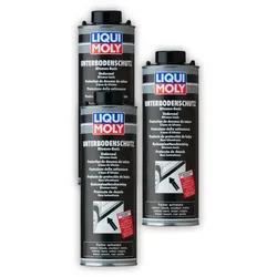 3x Unterbodenschutz Bitumen schwarz LIQUI MOLY 6112 Steinschlagschutz 1 Liter