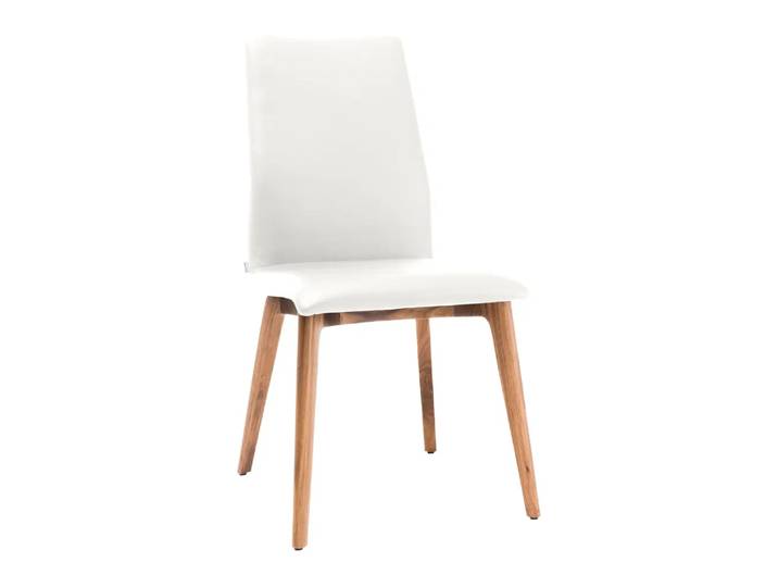 Stuhl Leni, Willisau, idea, reinweiss, Leder