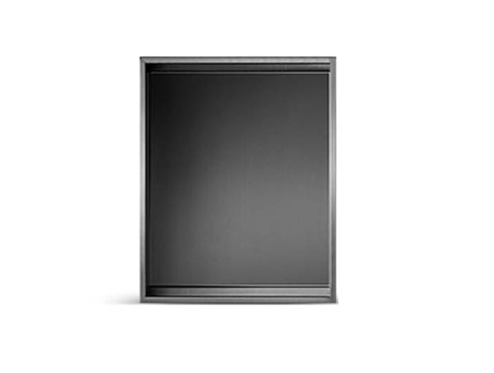 Regal für Duschwandnische Duschwandnische aus gebürstetem Edelstahl Goldgrau + mehrere Größen + Duschaufbewahrung: Organisiert(Gray,12.0x12.0x4.01in)