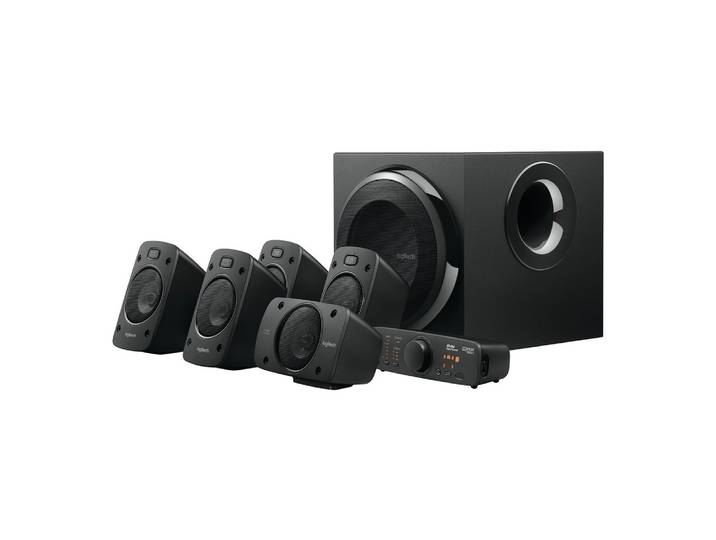 Logitech Z906 surround speaker, 5.1 canaux, 500 W, Universel, Noir, 1000 W, IR 980-000468