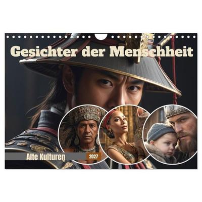 Gesichter der Menschheit (Wandkalender 2027 DIN A4 quer), CALVENDO Monatskalender