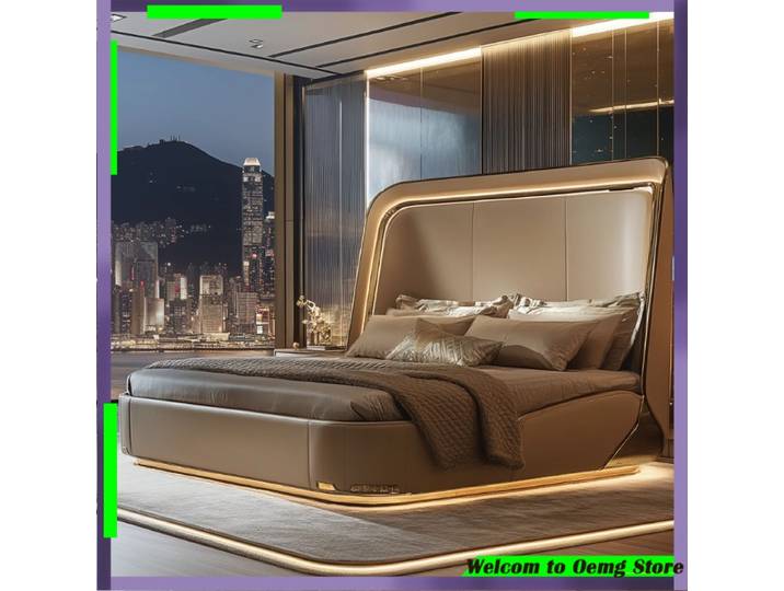 Luxe King Size cadre lit Double Unique moderne esthétique à la mode chambres jumelles superbe européen Camas De dortoir maison Muebles