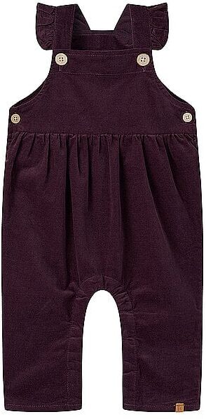 LIL ATELIER Baby Latzhose WARNHINWEIS: Von Feuer fernhalten! dunkelrot   74 B