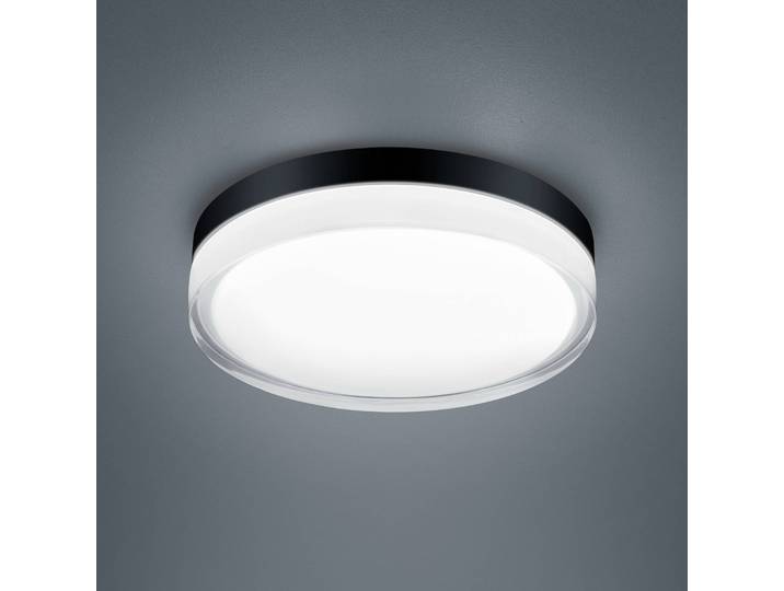 Helestra LED Deckenleuchte Tana, schwarz, für Wohn- / Esszimmer, Metall, Modern