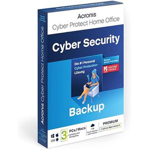 Acronis Antivirensoftware Cyber Protect, Home Office Premium, PKC, 3 Geräte, 1 Jahr