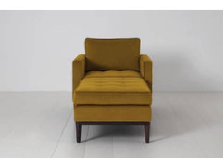 Chaiselongue Model 02, Senfgelb