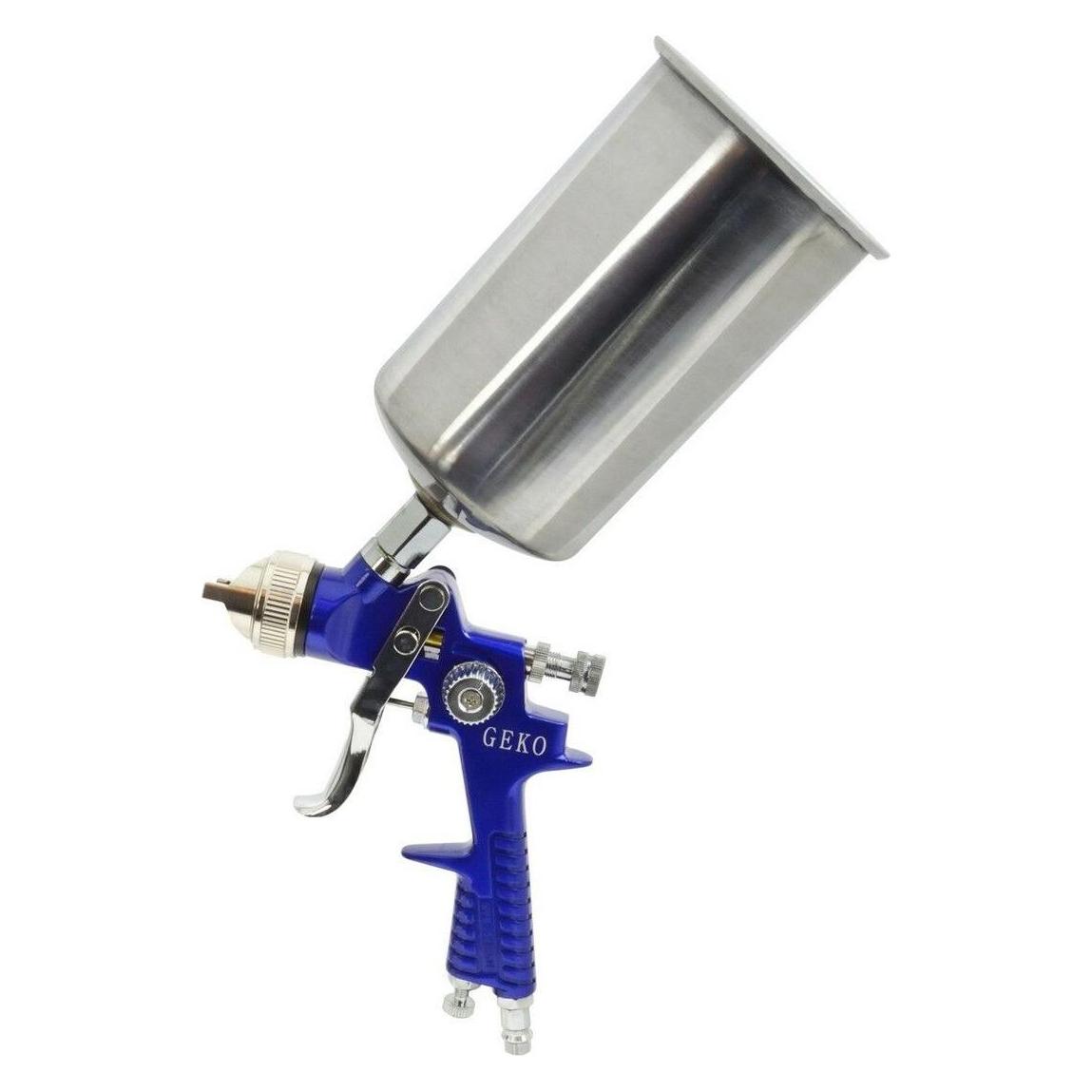 GEKO HVLP-Spritzpistole, Metalltank 1000ml (G01186)