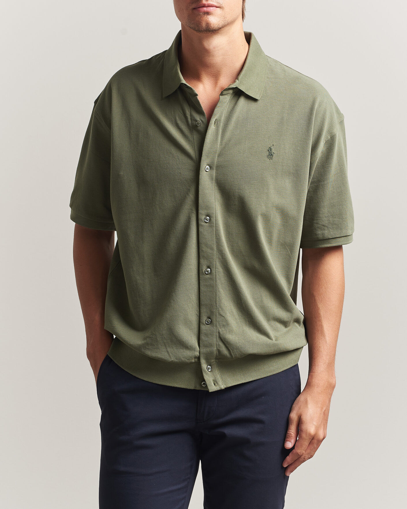 Polo Ralph Lauren Buttoned Polo Cruise Olive men XL Grøn