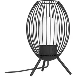 Eglo außen Tischlampe Stahl Schwarz 900123