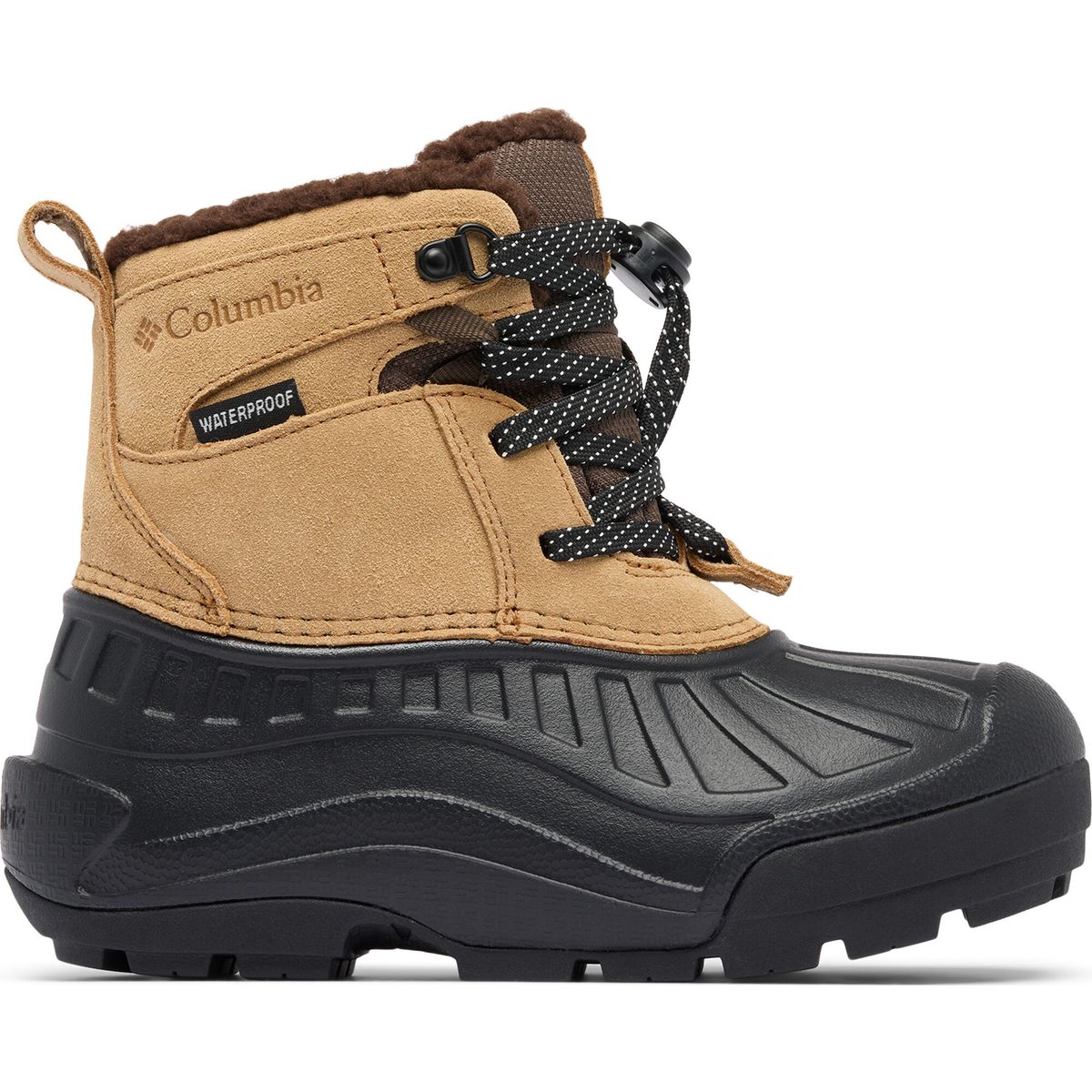 Columbia Youth Powderbug Alpine Waterproof Winter Boot sahara, black (220) 6 212888-2128881-220-6