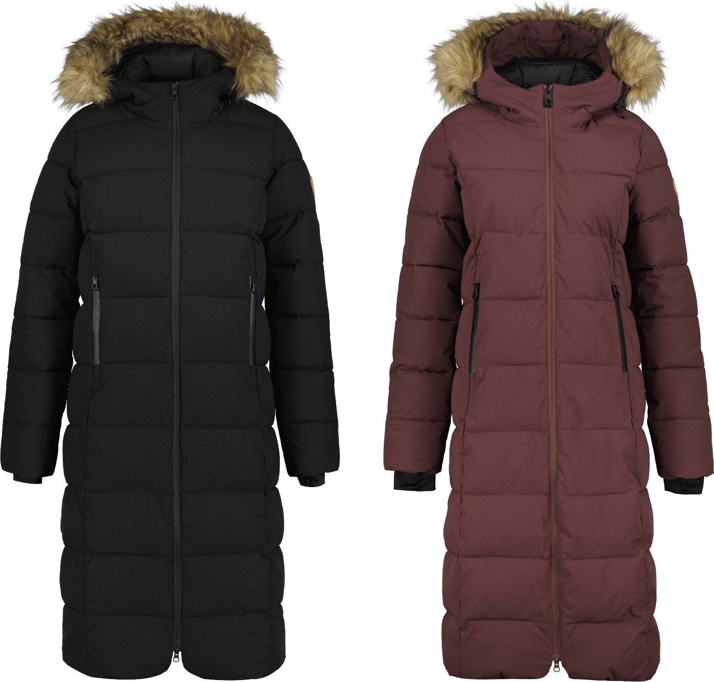 Icepeak Brilon Steppmantel für Damen, Farbe:Schwarz, Größe:46
