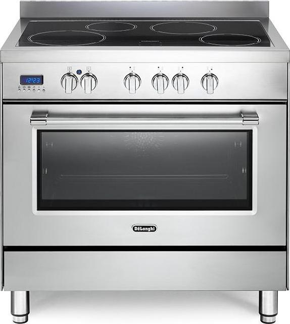 De'Longhi PRO 96 MX IN ED, Range Cooker (Kochherd), Edelstahl, Tasten, Drehregler, Edelstahl, Vorderseite, Elektronisch