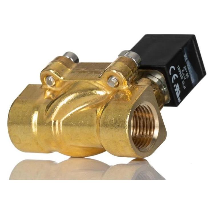 RS PRO G1/2 Buchse 2/2-Wege Elektro- Magnetventil 24 V, Öffner (2554179)