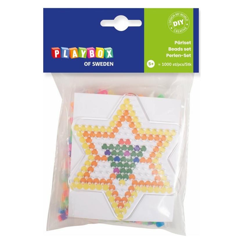 Playbox Bügelperlen Kleines Sternchen Set 1000Stück (2456171)