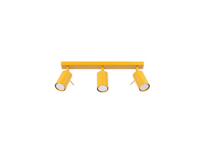 Design Deckenlampe „Ring“ 3-flammig Gelb Sollux Lighting