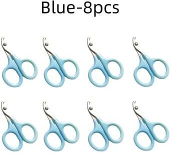 Uplifted Finds Professional Precision Pet Nail Trimmers blue 8 Pcs