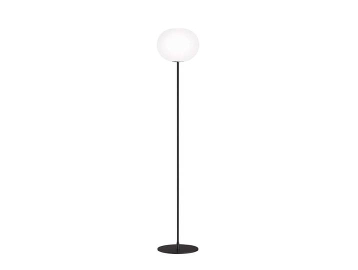 FLOS lampadaire GLO-BALL (H 175 cm, base noir opaque - verre et métal)
