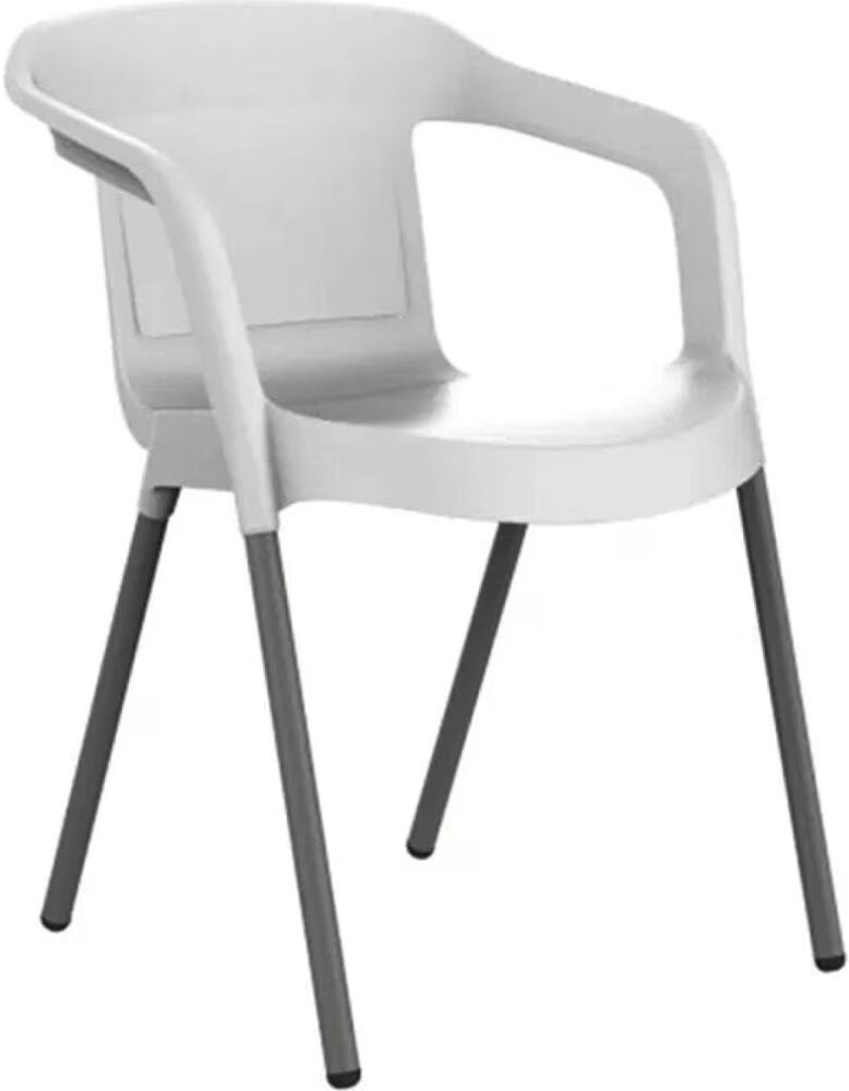 Silla Resol Para Jardín, Piscina Y Terraza Blanco Talla Única Unisex