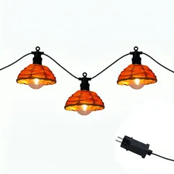 Lumisky Cottage 10 LED 5,7 m Lichterkette aus Polyrattan Polyrattan Beige