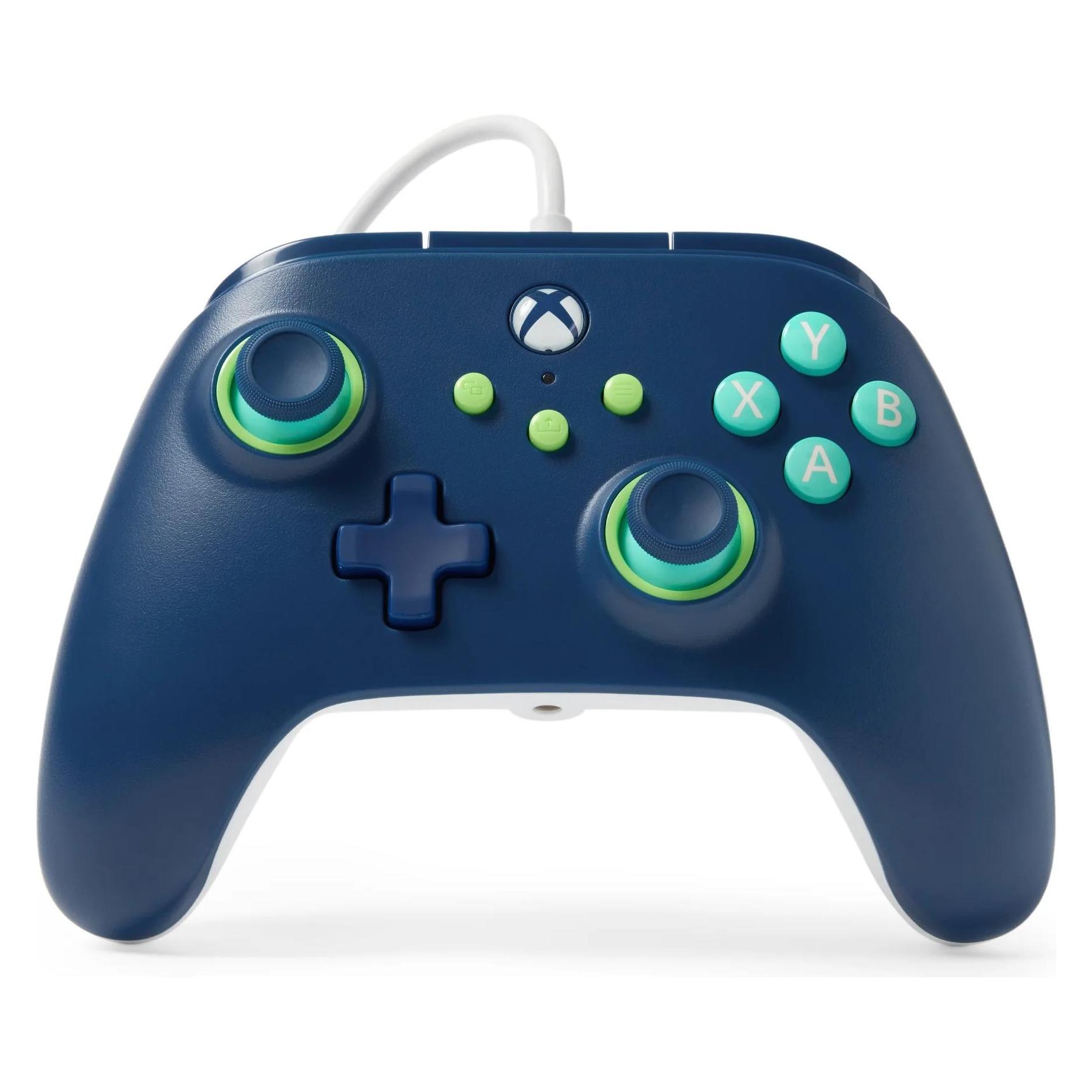 PowerA Wired Controller - Mariner Blue (Xbox Series X - S) (PC, Xbox Series S, Xbox Series X) (XBGP0380-01)