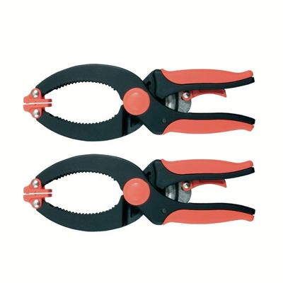 PEBARO 30-3S - 2 Ratschzwingen mit verstellbaren Schonbacken, 35x45mm