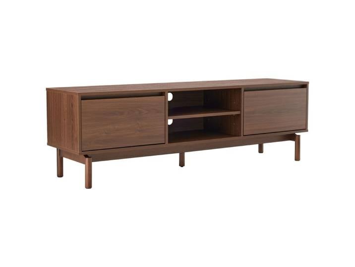 Meuble TV en bois foncé 160cm SARAH