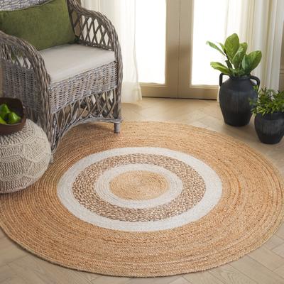 SAFAVIEH Handmade Natural Fiber Kristin Farmhouse Jute Rug