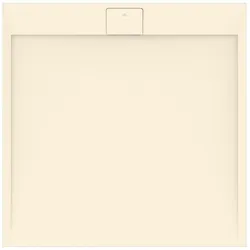 Ideal Standard Quadrat-Brausewanne Ultra Flat S i.life in Sandstein, 1200x1200x30 mm, bodengleicher Einbau möglich