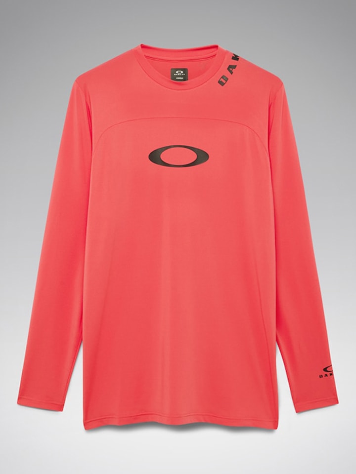 Oakley Fahrradlongsleeve "Free Ride RC" in Orange - L