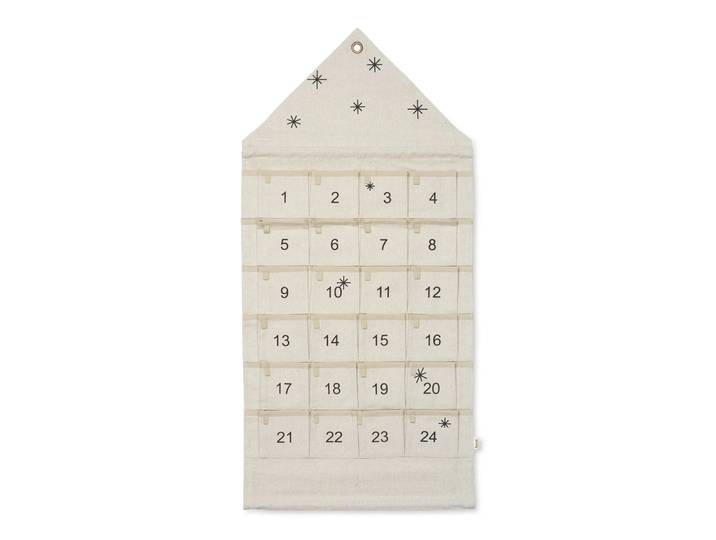 Ferm Living Calendrier de l Avent Star maison 100cm Sand'