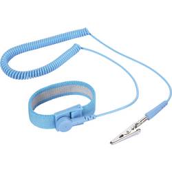 TRU COMPONENTS ESD-Handgelenkband 2.5 m Druckknopf 10 mm Bag TC-14376600