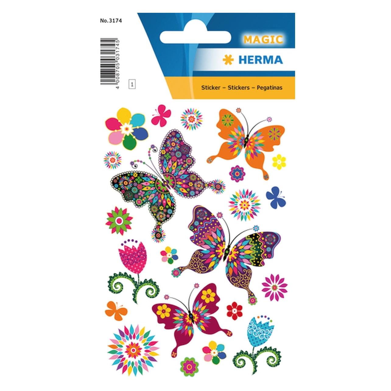 Herma Sticker Schmetterlinge (22 Sticker) (3174)