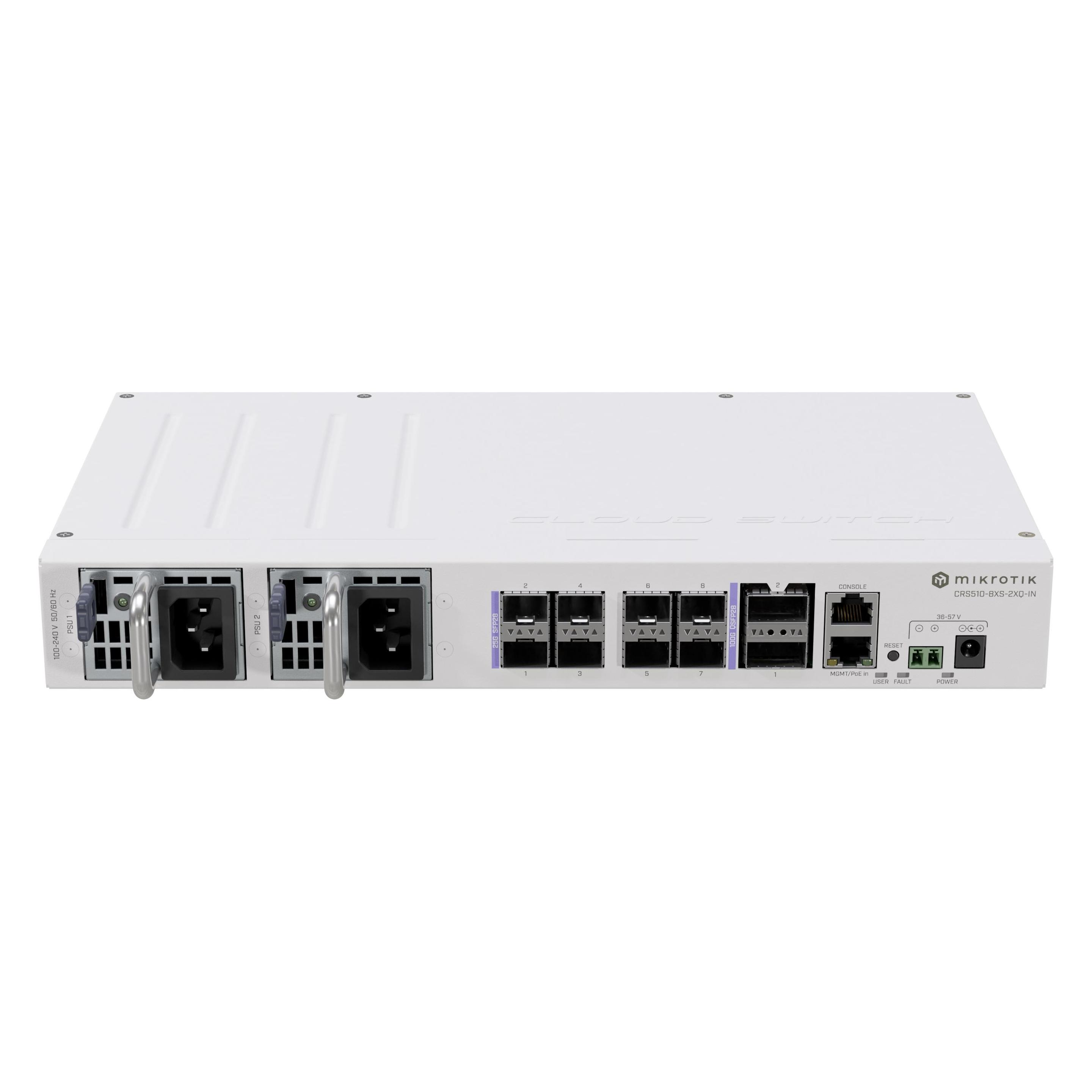 MikroTik CRS510-8XS-2XQ-IN (10 Ports) (CRS510-8XS-2XQ-IN)