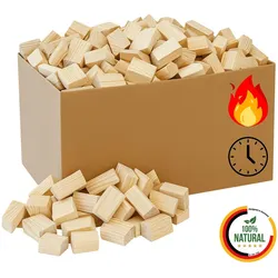 20kg Holzblöcke Holzstücke Holzklötze Feuerholz Brennholz Anzündholz trocken