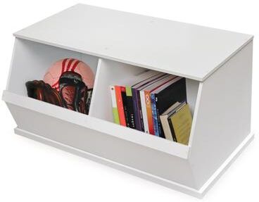 Badger Basket Two Bin Stackable Storage Cubby