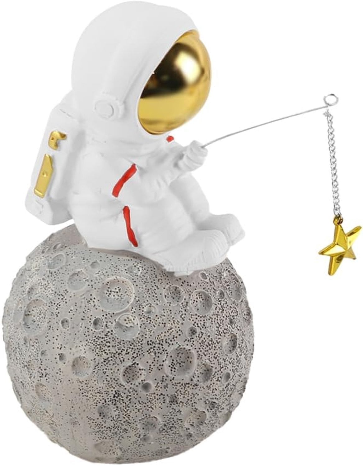 Merkloos Astronaut Beeldje Decoratie voor Bureau en Kinderkamer