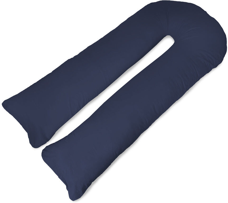 Symple Stuff Fibre Body Pillow Plush Support Pillow Navy Body Pillow