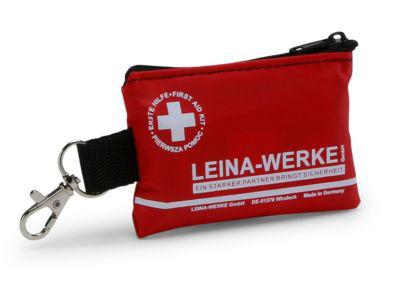Leina-Werke Primus Kids Beatmungshilfe im Schlüsselanhänger, Einmalartikel, rot, mit Schlaufe & Haken