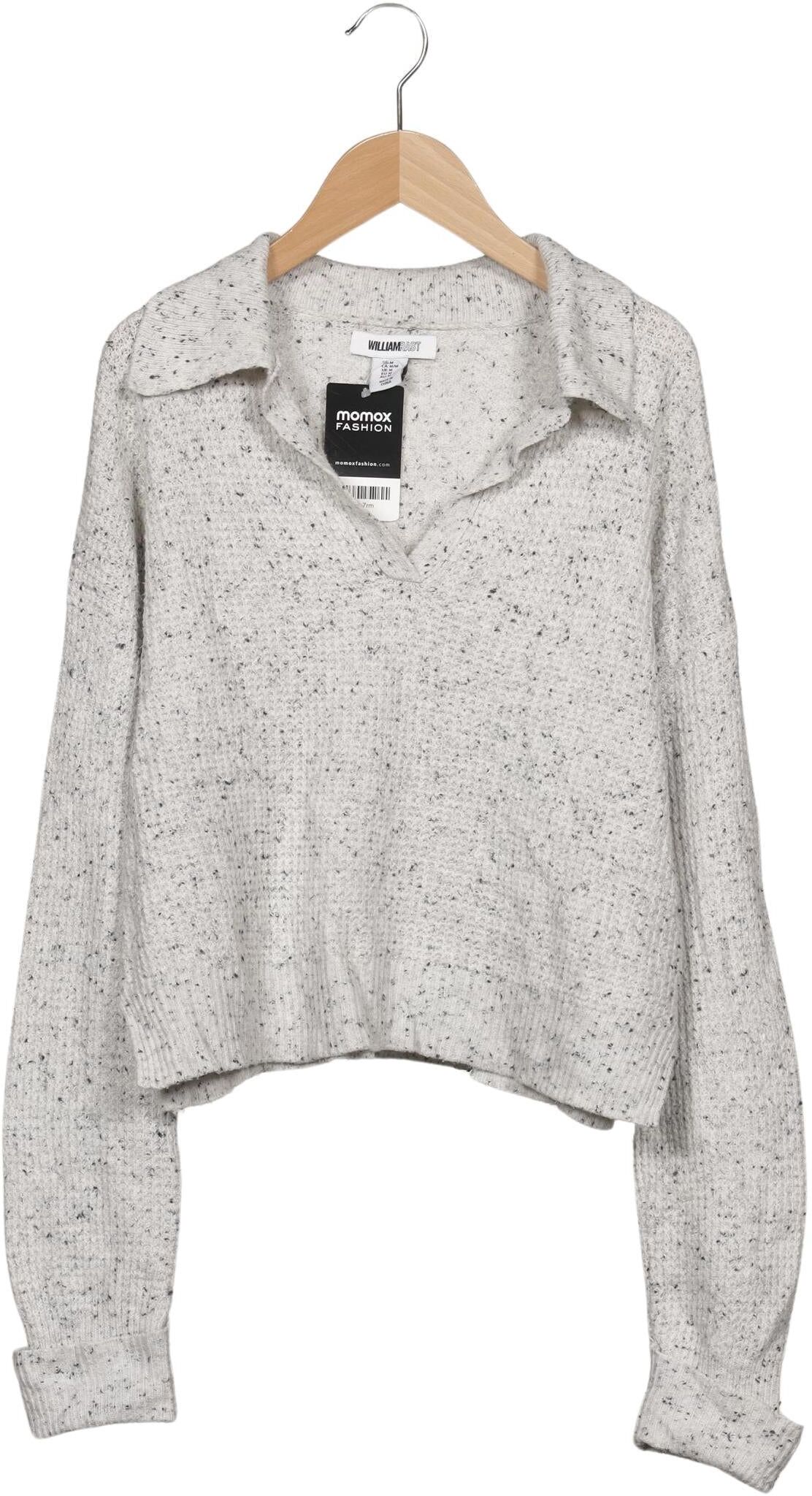 William Rast Damen Pullover, Grau, Gr. M, Baumwolle / Synthetik / Elasthan - Second Hand