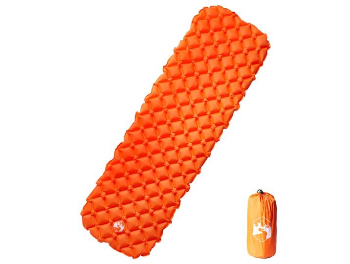 vidaXL Aufblasbare Isomatte Orange 190x58x6 cm